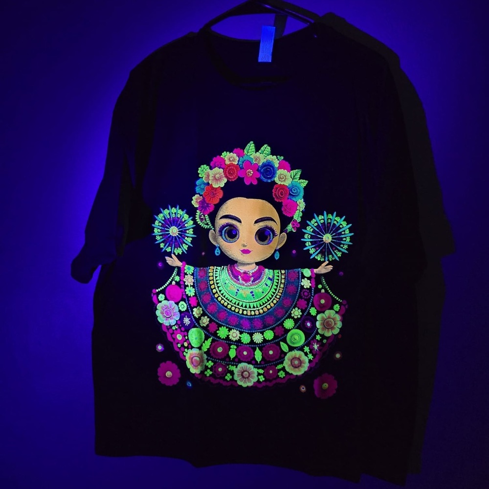 Neon Frida Kahlo Shirt